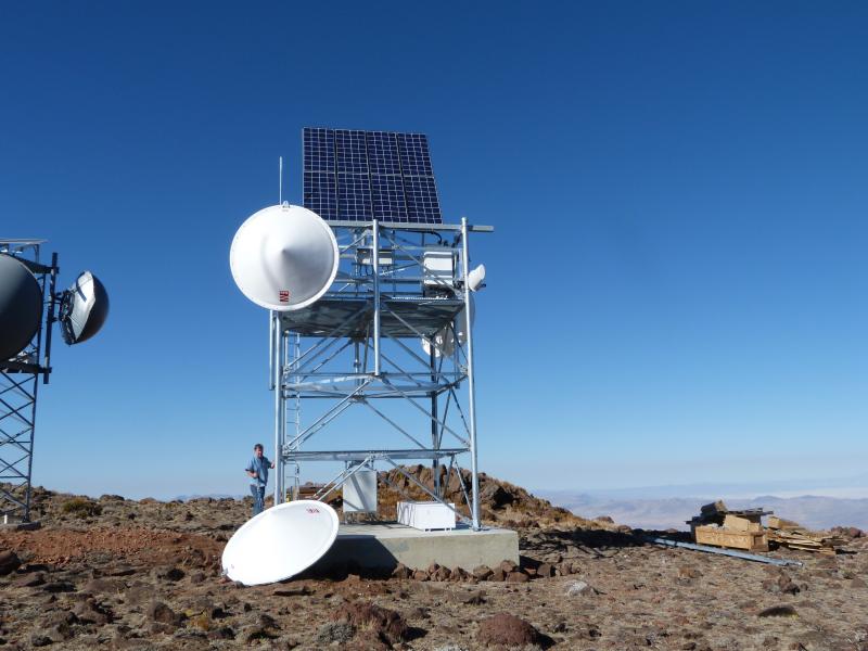 Mountain Top Microwave Repeater